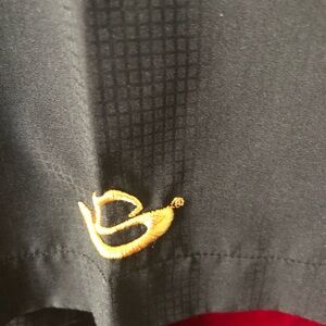 Men’s Black Snap Hooey Fishing Camp Shirt L